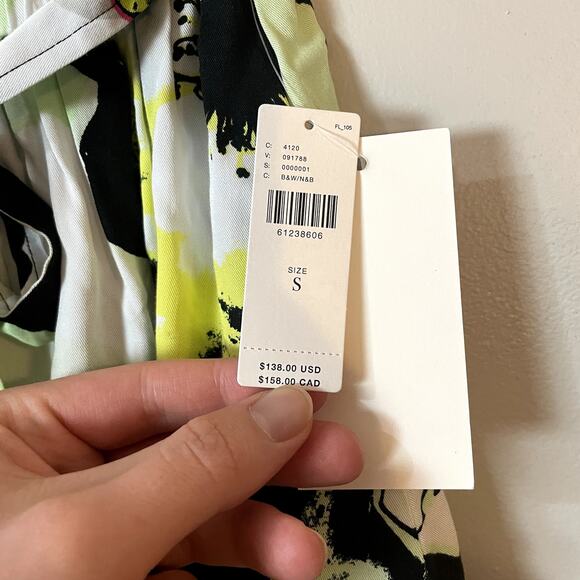 NWT Peter Som x ANTHROPOLOGIE Ruffled Mini Skirt Floral Size Small - Picture 9 of 15